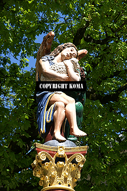 天使の像（Engelbrunnen）の写真