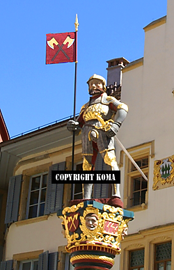 旗手(Venner-Brunnen)の像の写真