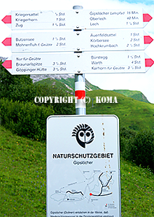 自然保護区(NATURSCHUTZGEBIET)の写真