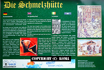 Schmelzhutteの説明板の写真